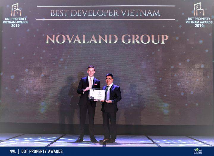 Novaland đạt giải Best Developer Vietnam Dot Property Awards 2019