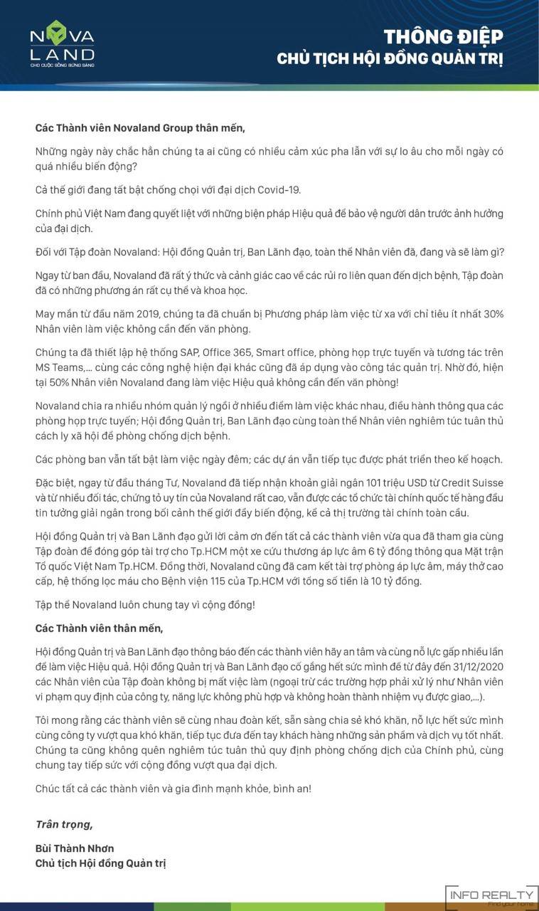 BĐS Novaland và thông điệp phòng chống dịch Covid 19 2 thong-diep-chủ-tich-Novaland-covid