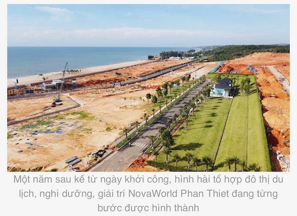 Triển khai các dự án bất động sản tại Phan Thiết