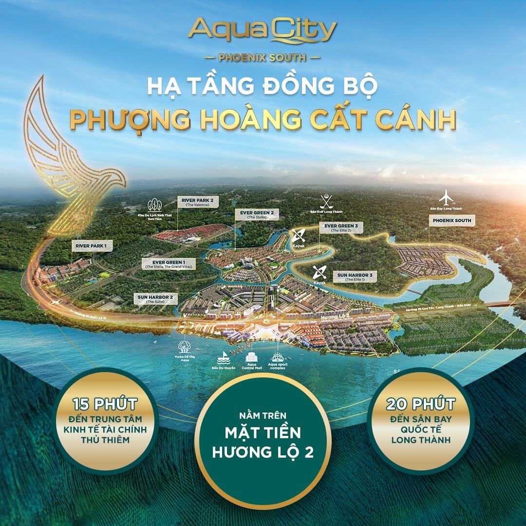 Cập nhật chi phí bất động sản đảo Phượng Hoàng – Aqua City