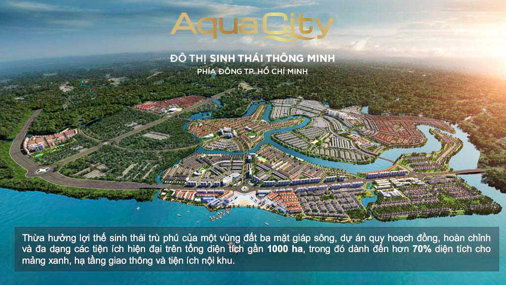 Thông tin về 6 phân khu dự án Aqua City