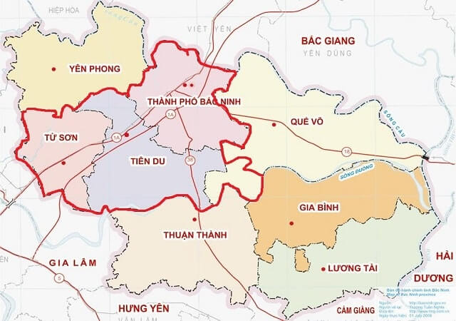 Tầm nhìn dài hàn về sự quy hoạch phát triển thành phố Bắc Ninh
