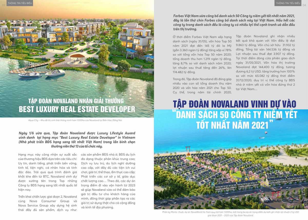 Bản tin Novaland Group Newsletter Novaland thang 6 2021