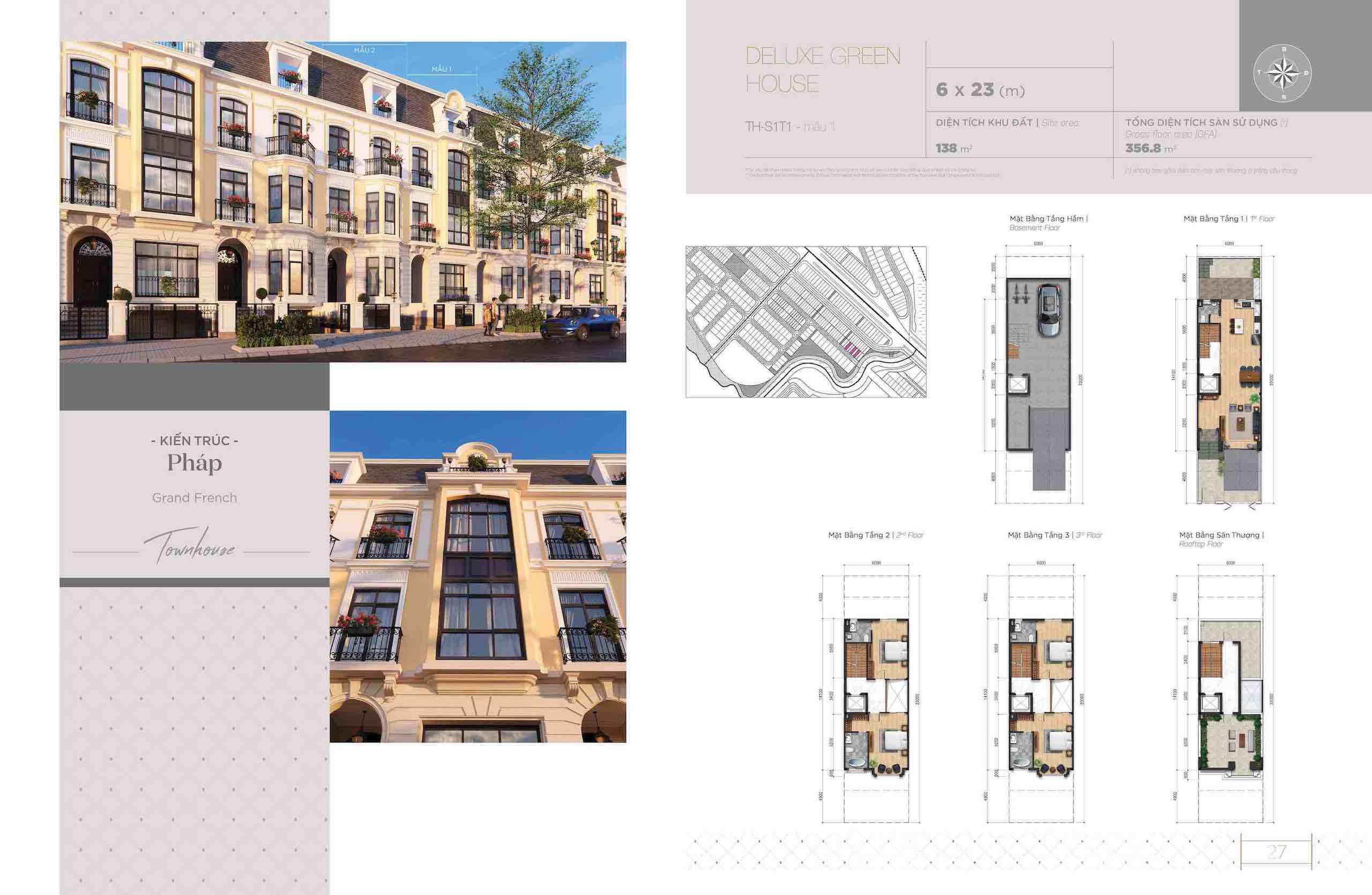 Thiết kế Townhouse Aqua Marina Aqua city