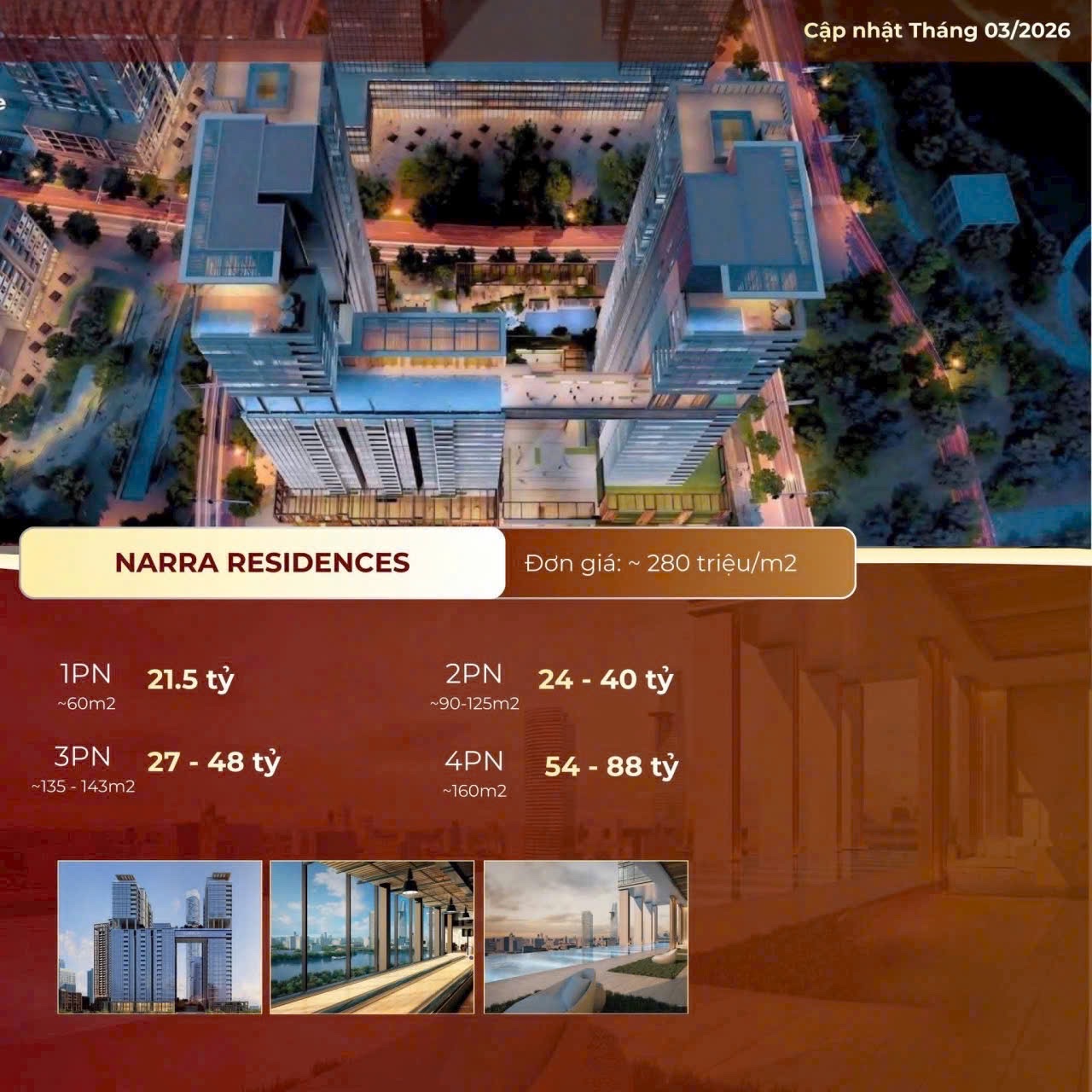 Giá bán cho thuê căn hộ Empire City Thủ Thiêm