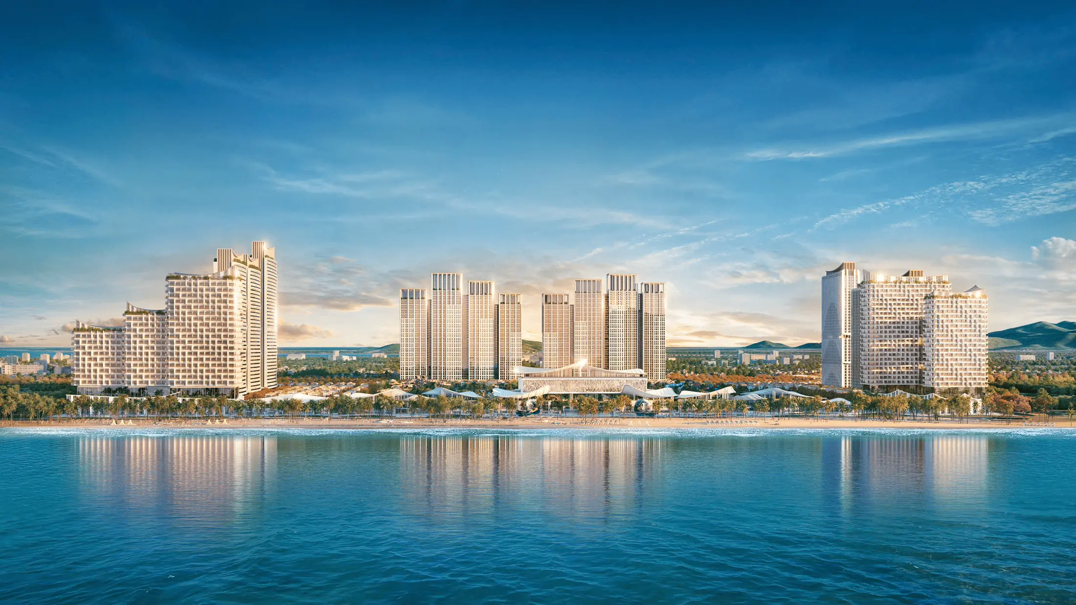 Các tòa tháp Blanca City hướng biển Bãi Sau Vũng Tàu (phối cảnh)