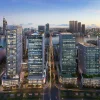 Tổng thể The Metropole Thủ Thiêm chân cầu Ba Son, đối diện Quận 1 (phối cảnh)