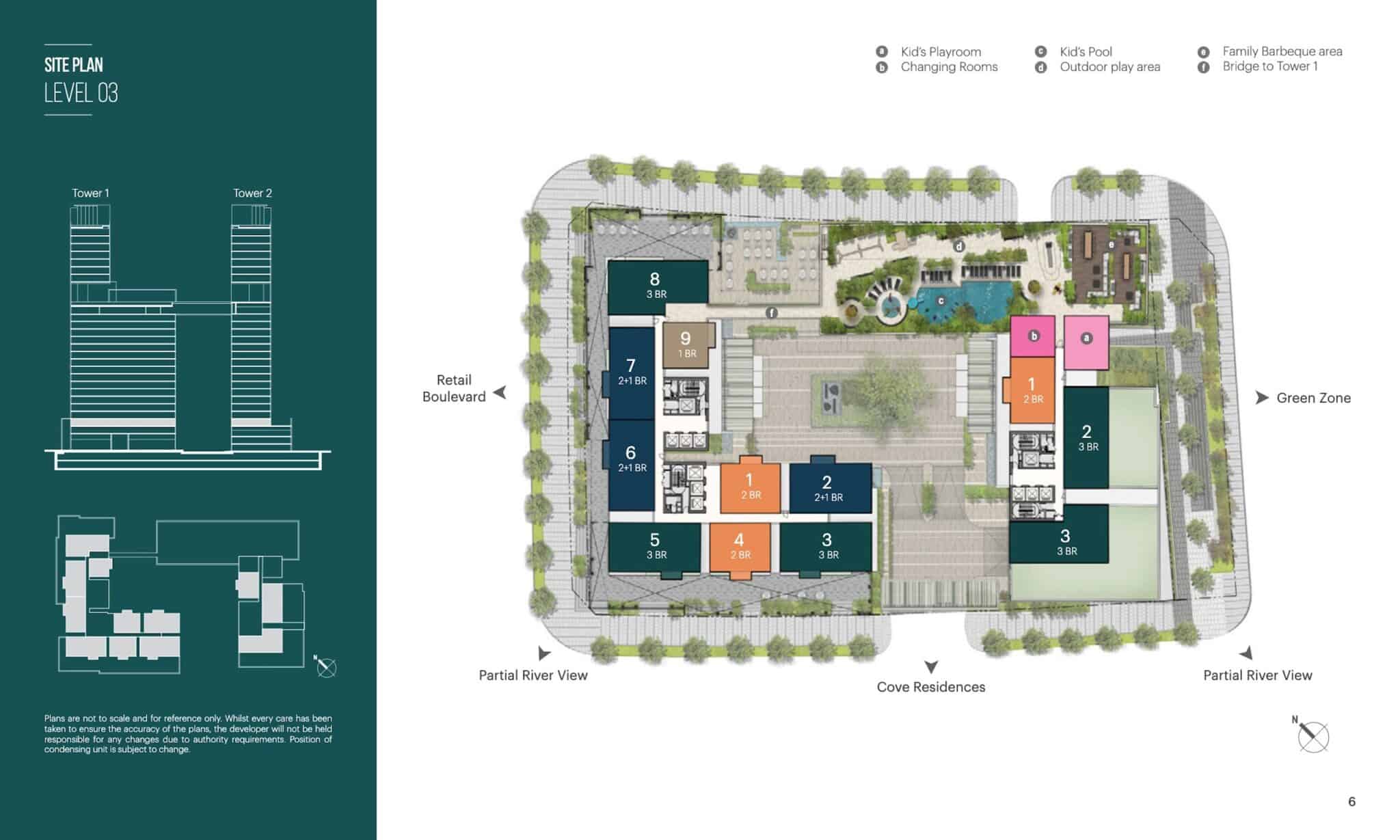 Mặt bằng tầng 3 tháp Narra Residences Empire City