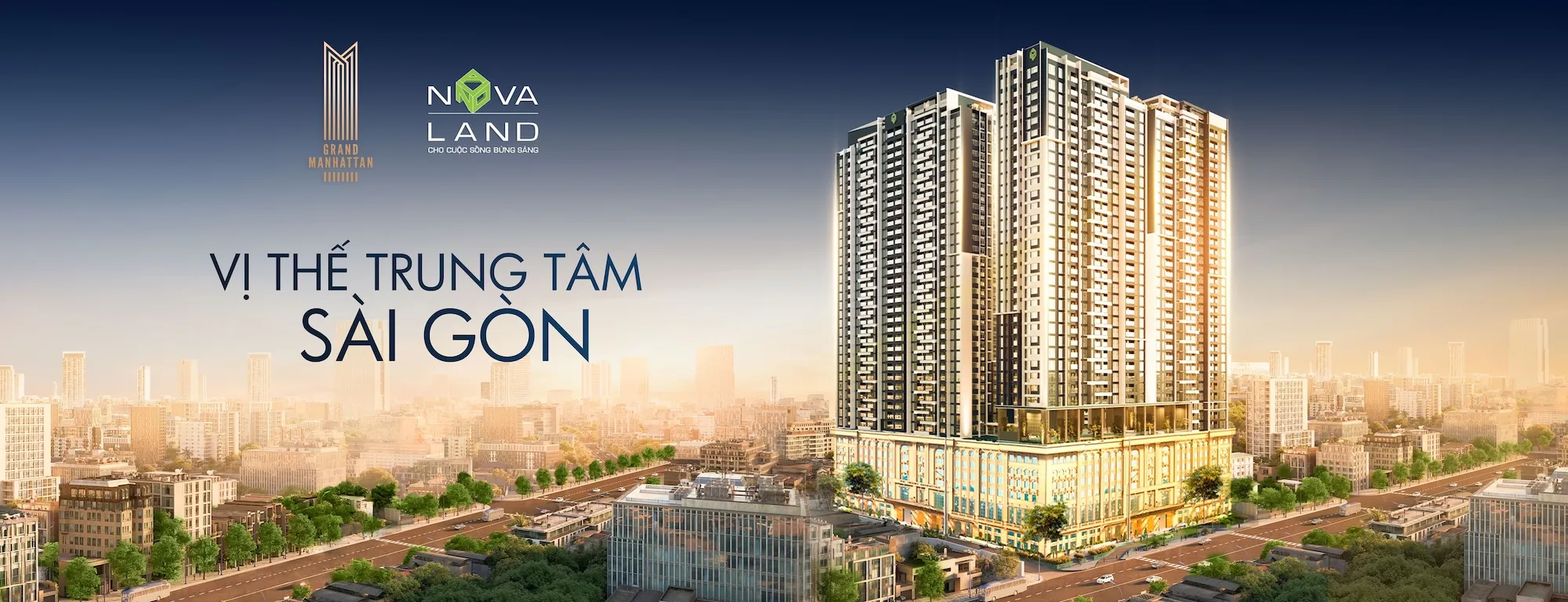 Banner dự án The Grand Manhattan Quận 1 – Novaland