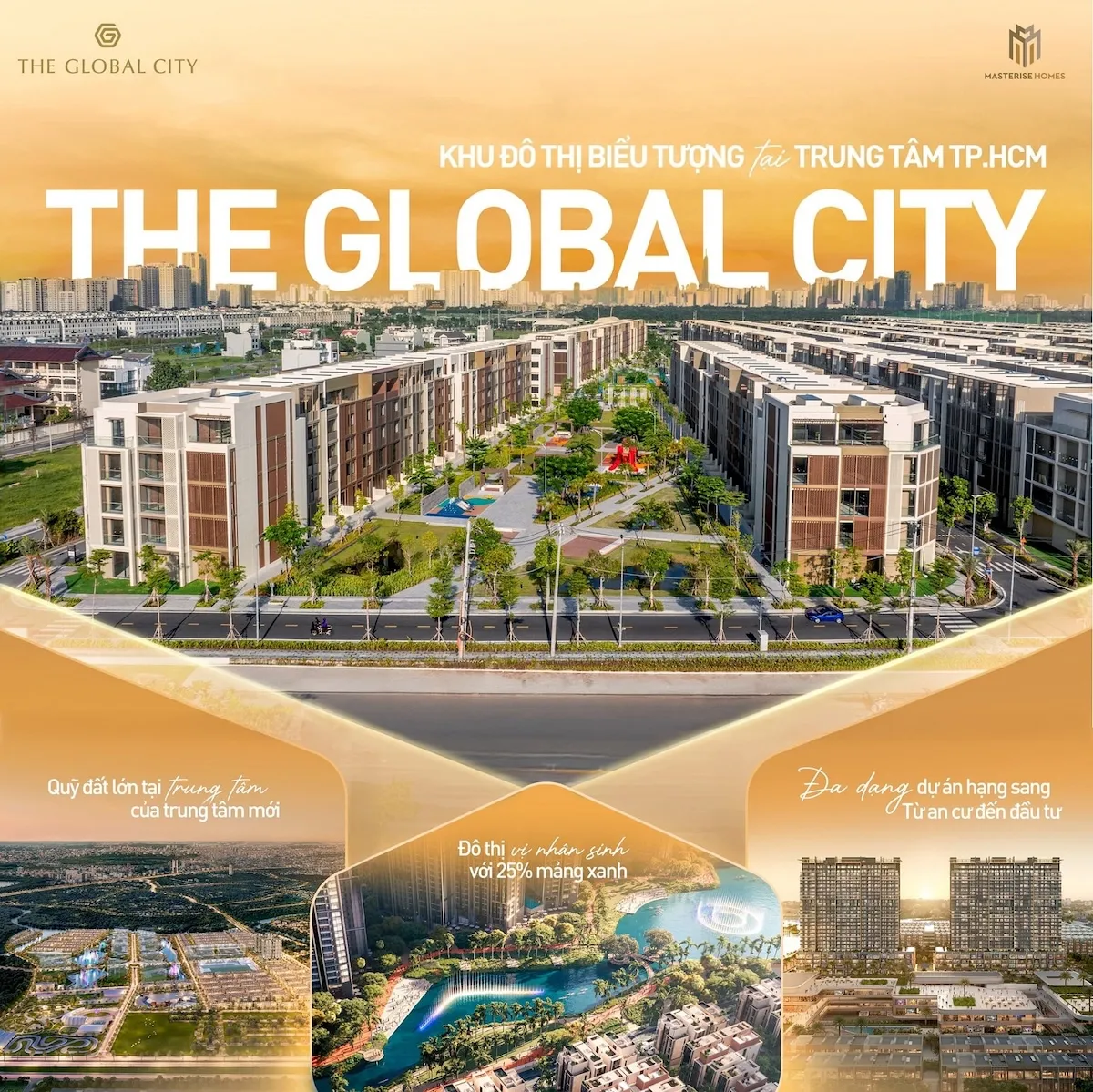 Toàn cảnh khu đô thị The Global City Masterise Homes