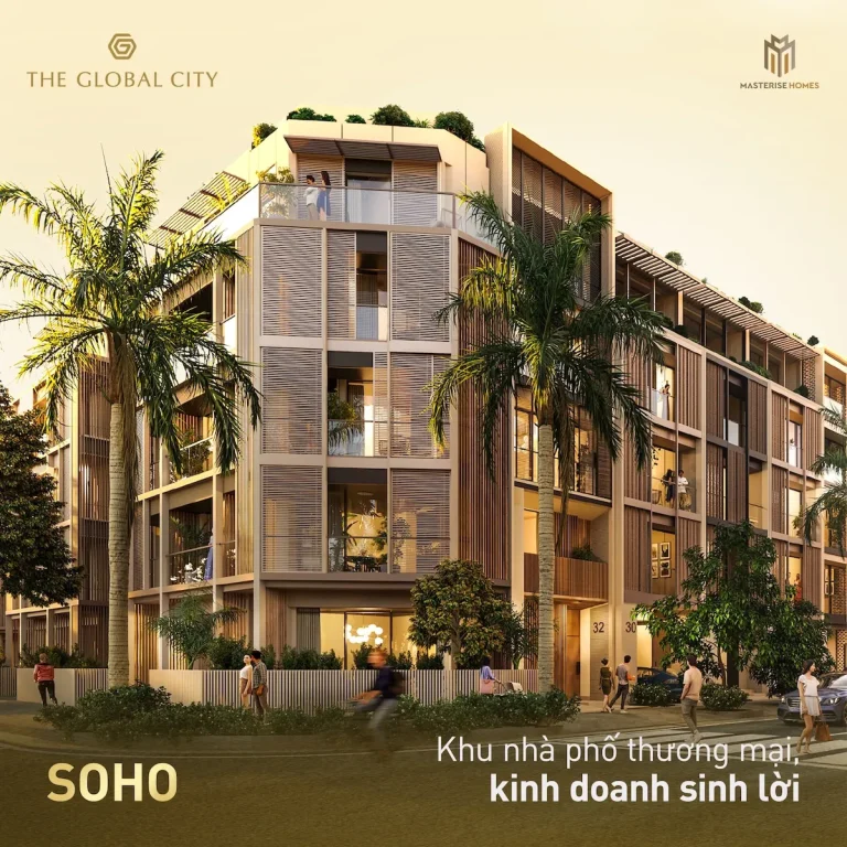 SOHO townhouses at The Global City