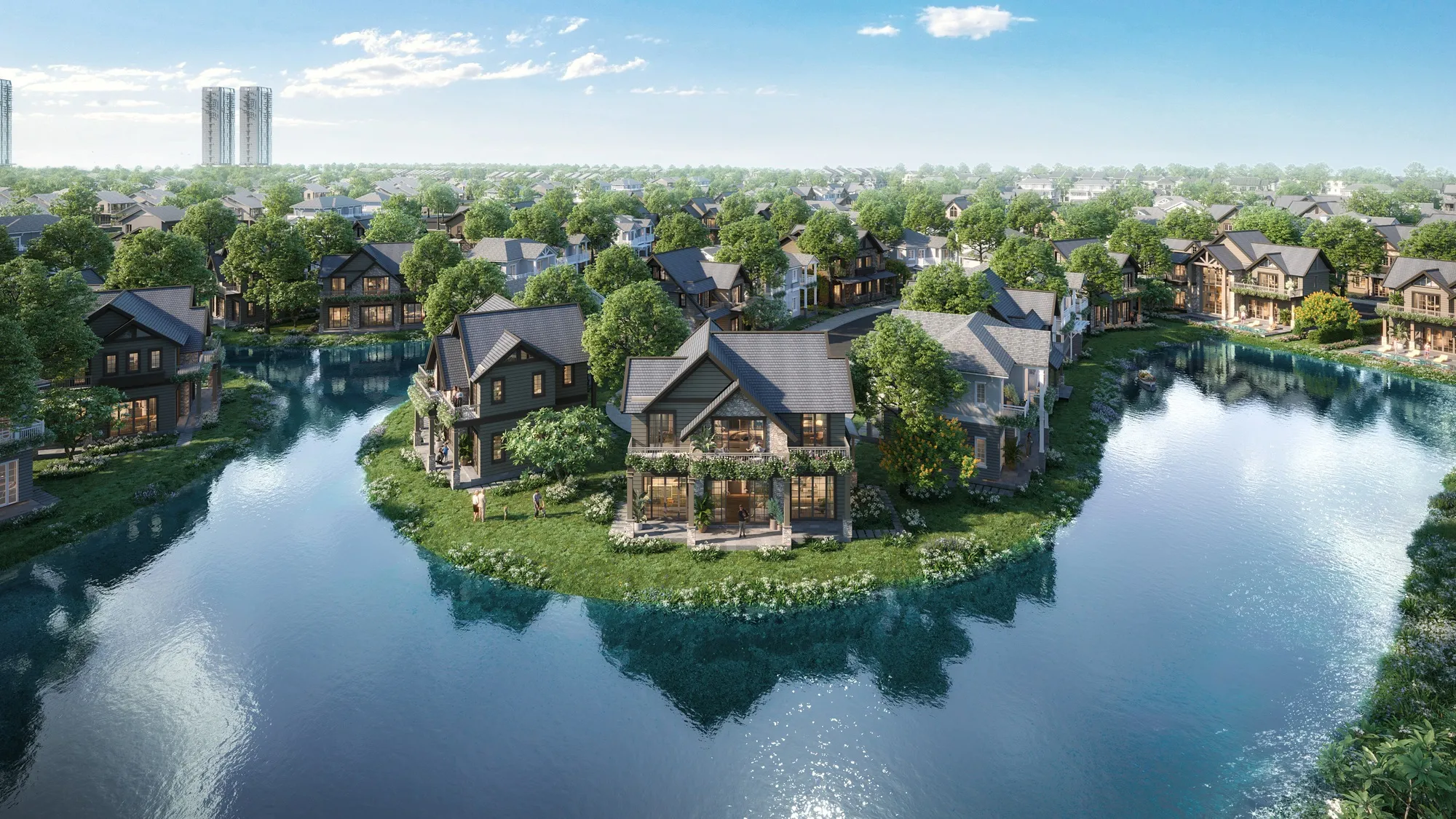Phân khu biệt thự đảo Retreat Island – Eco Retreat