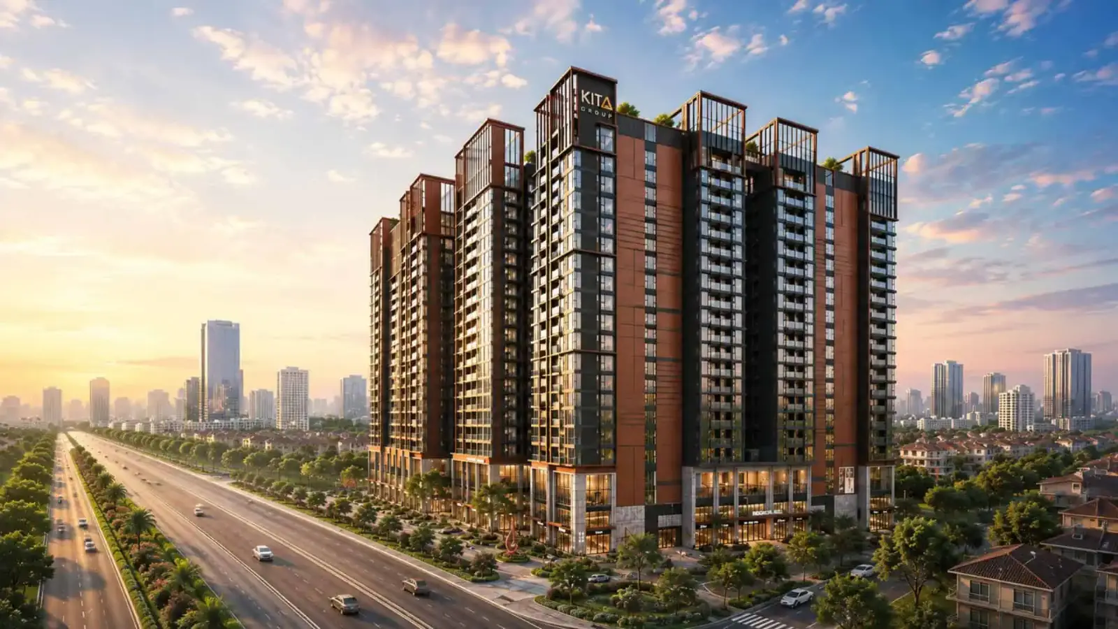 Phối cảnh Ansana by Kita trên Đại lộ Võ Văn Kiệt