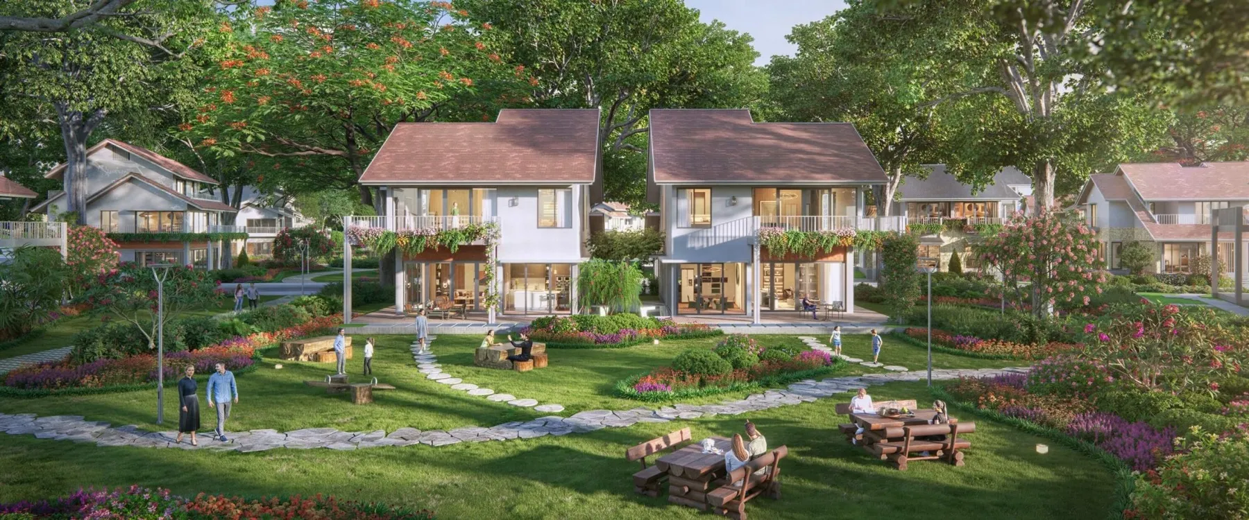 Phối cảnh biệt thự rừng Retreat Forest – Eco Retreat