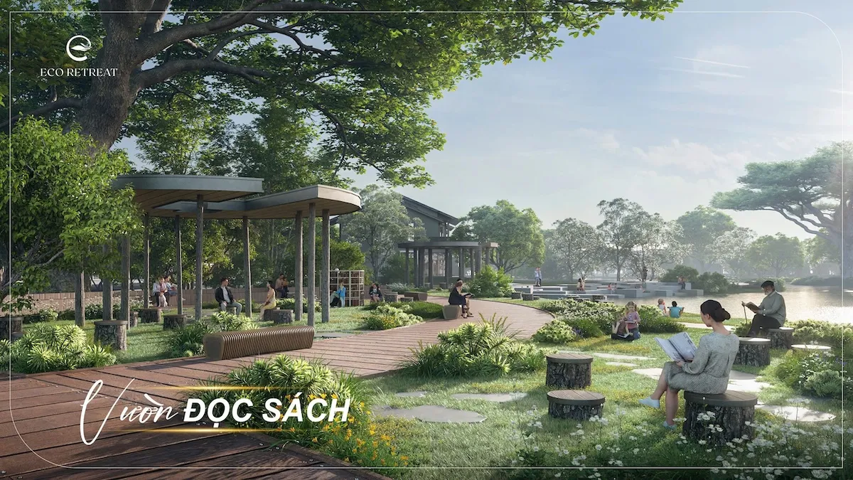 Vườn đọc sách – tiện ích Eco Retreat