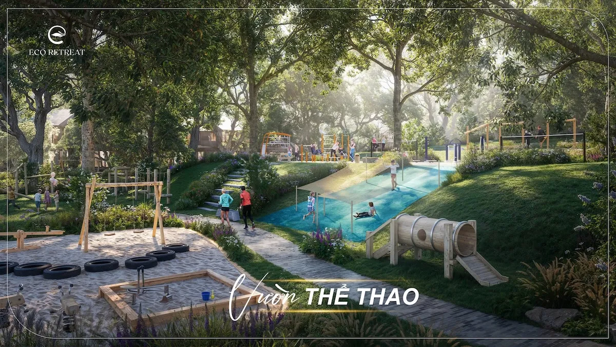 Vườn thể thao – tiện ích Eco Retreat