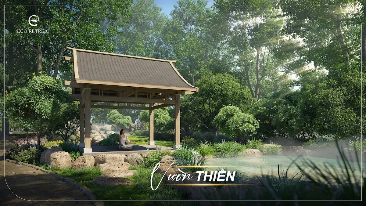 Vườn thiền – tiện ích Eco Retreat
